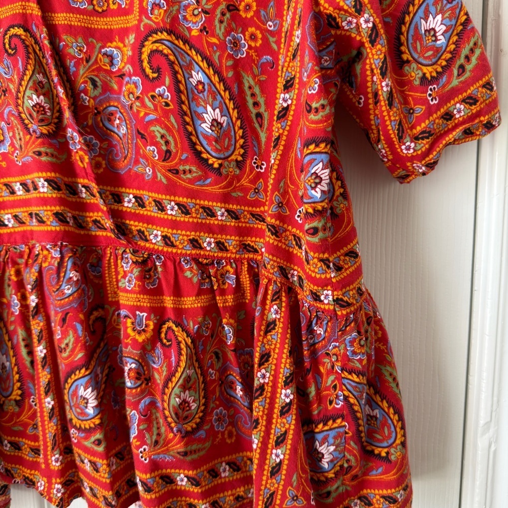 Madewell Bandana Paisley Peplum Wrap Top Size | Madewell Blouse | Medium - Picture 5 of 9